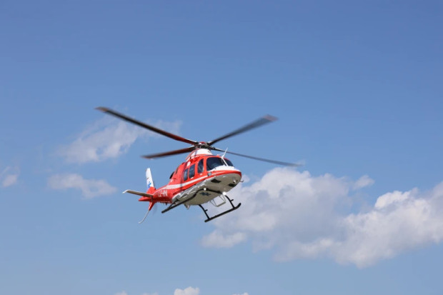 Медицинският хеликоптер тръгва към Сандански от където се очаква да