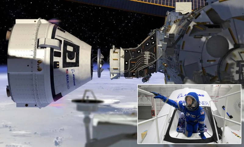 CST-100 Starliner на Boeing успешно се скачи с МКС