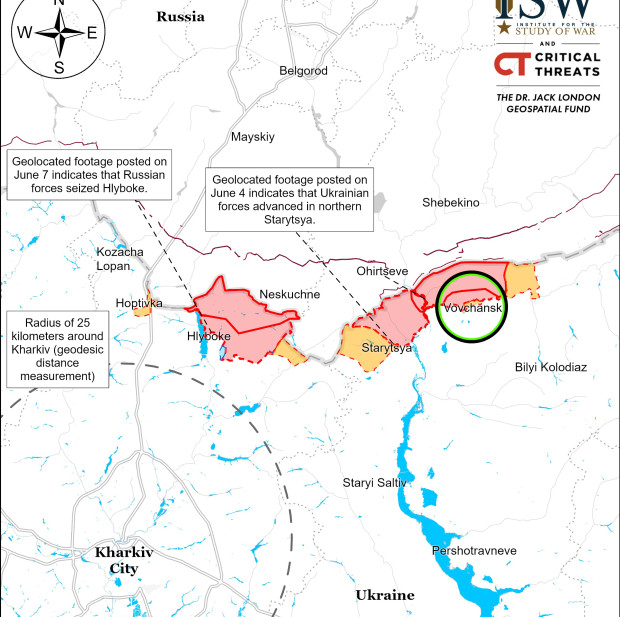 ISW: Russian forces have made some progress north of Liptsi and are advancing in direction of the Kupyansk area