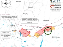 ISW: Руските сили имат известен напредък северно от Липци и настъпват в района на Купянск