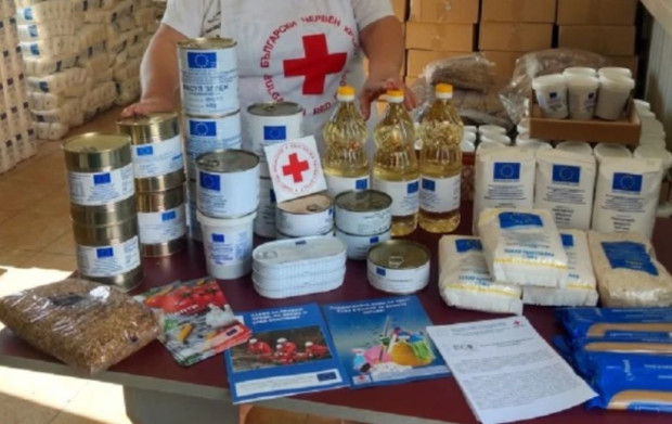 От 11 юни Българският Червен кръст започва раздаването на храни и хигиенни