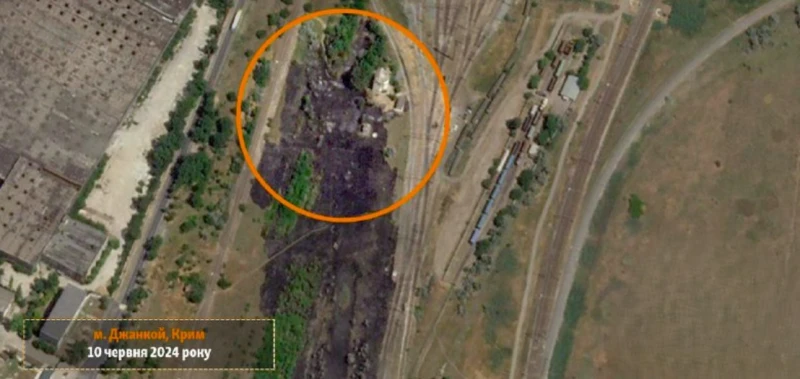 Сателитни снимки показват щетите от атаката на ВСУ срещу военен обект в Джанкой