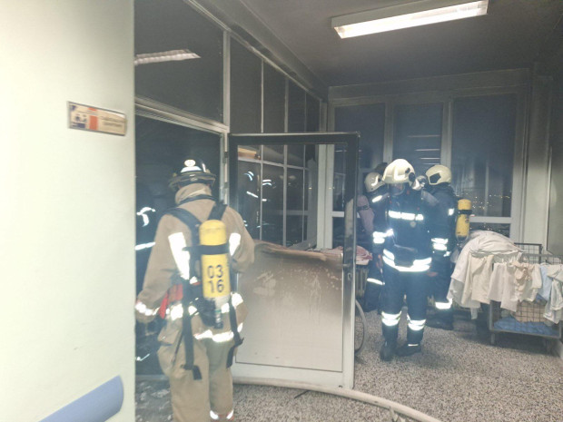 TD Пожар е възникнал в болница Св Георги в Пловдив предаде