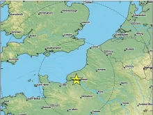 Земетресение от 3,2 по Рихтер е регистрирано близо до френския град Руан