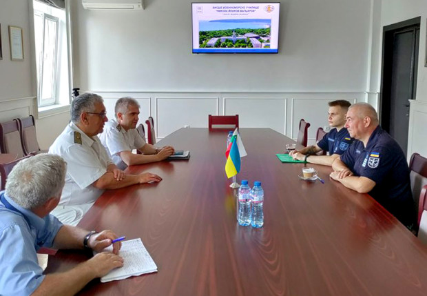 Зам.-началник от Одеската морска академия посети ВВМУ "Н. Й. Вапцаров"