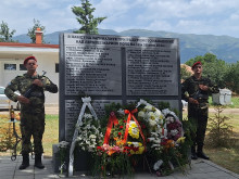Открит бе мемориален знак в памет на загиналите при бомбардировките над летище Марино поле
