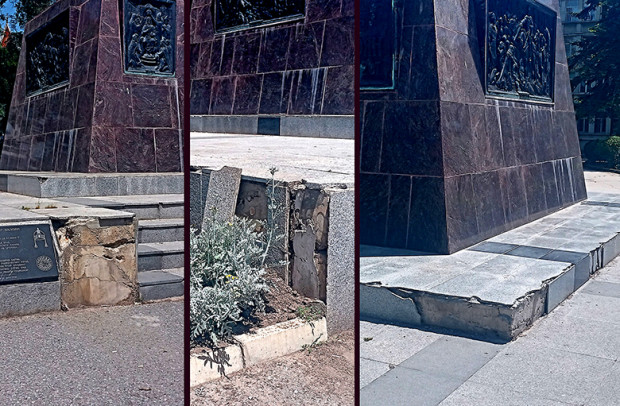 Красивият паметник на цар Калоян плаче за спешен ремонт видя