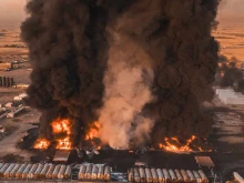 Огромен пожар бушува в петролна рафинерия в Ирак над 12 часа