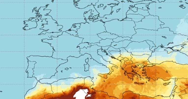Сахарски прах отново покри Балканите, качеството на въздуха е влошено в България, Гърция и Кипър