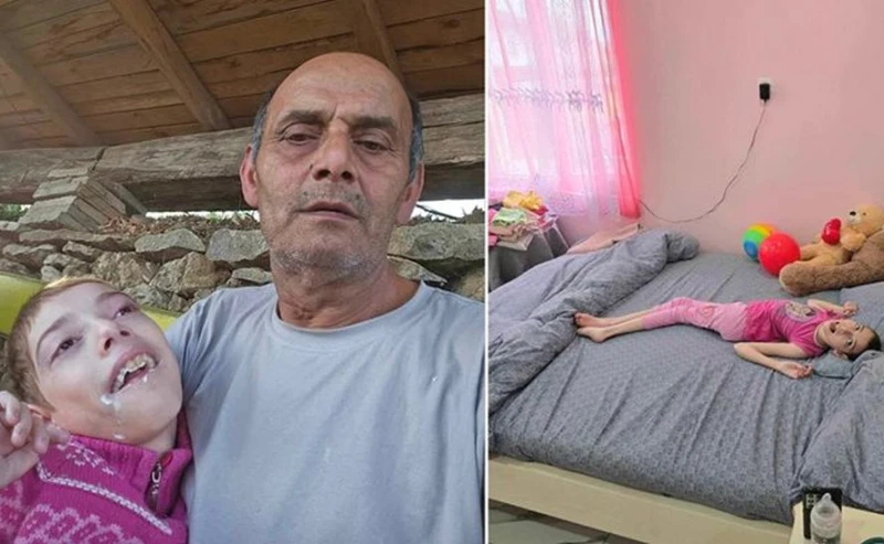 Бащата, който водеше болната си дъщеря по строежите, с нов дом