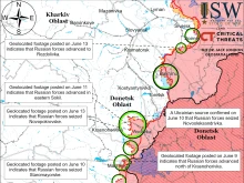 ISW: ВСУ си връщат позиции в района на Харков, руските войски настъпват край Северск и Авдеевка