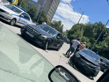 Цивилен полицейски патрул и лек автомобил катастрофираха в столицата