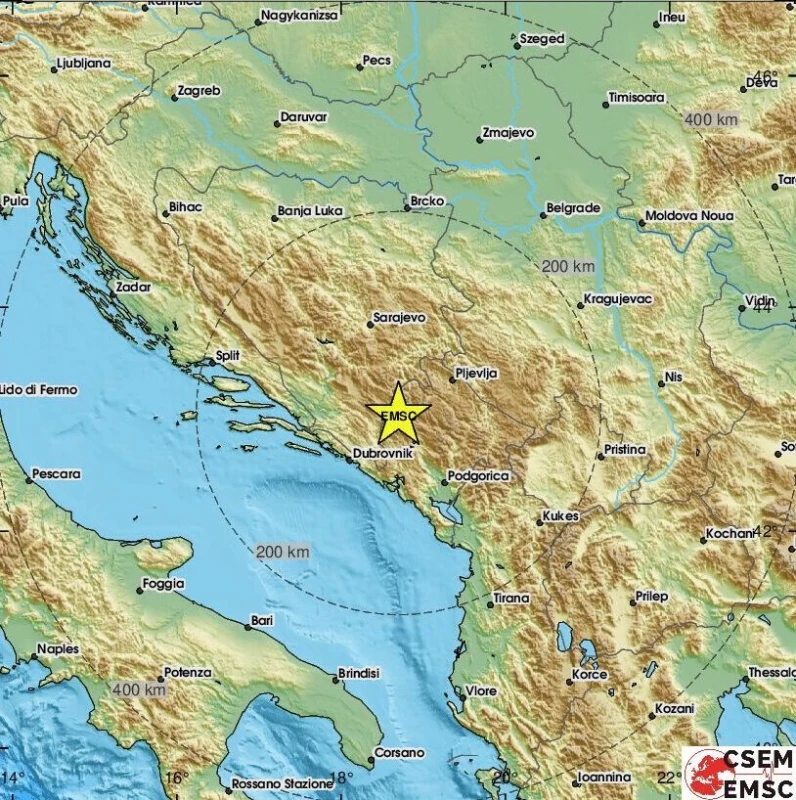 Земетресение от 3,4 по Рихтер разлюля Черна гора