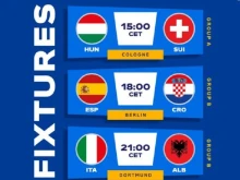 Унгария, Швейцария, Испания, Хърватия, Италия и Албания се включват в Евро 24