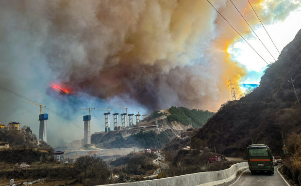 Пожар в северната китайска провинция Шанси е потушен след няколкодневни