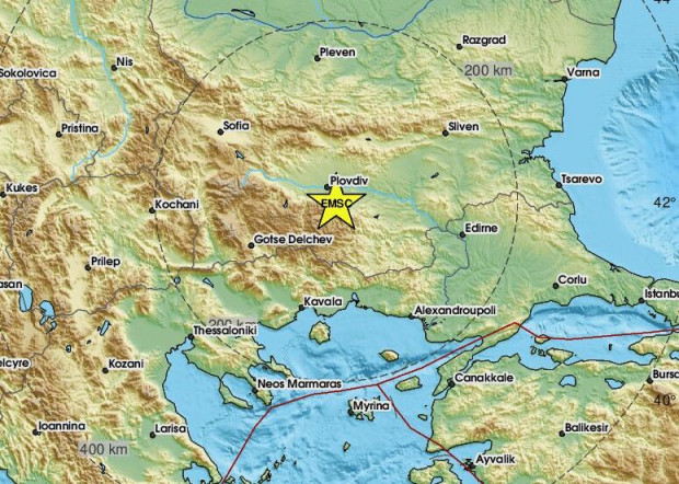 Първи официални данни за земетресението в Пловдив