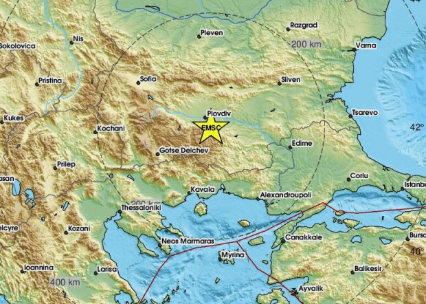 TD Основното земетресение в Пловдив снощи беше 4 3 по
