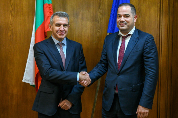 Работна среща на министъра на вътрешните работи Калин Стоянов с