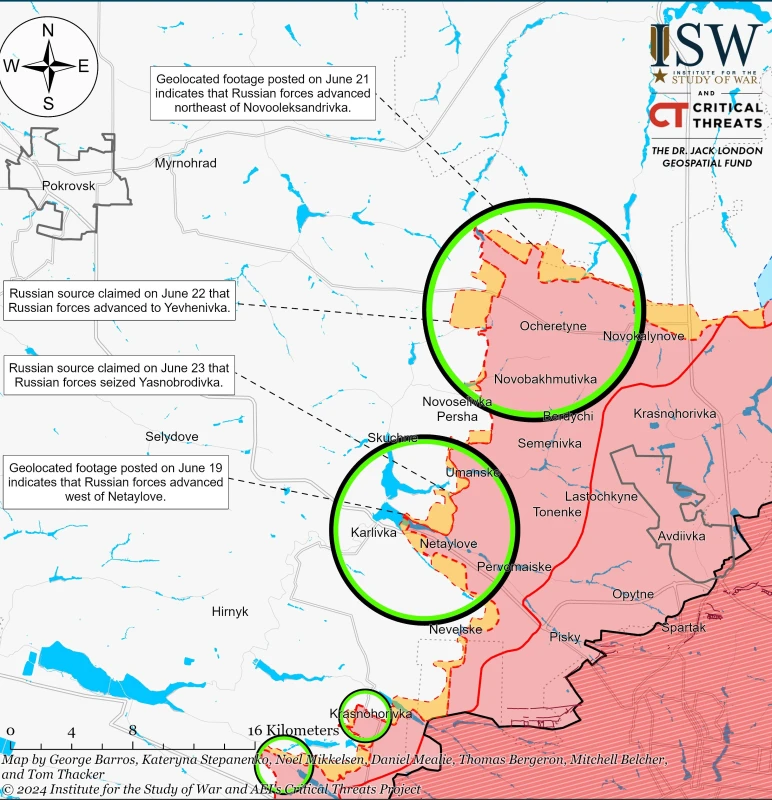 ISW: Руските войски са напреднали в Донецка и Запорожка област