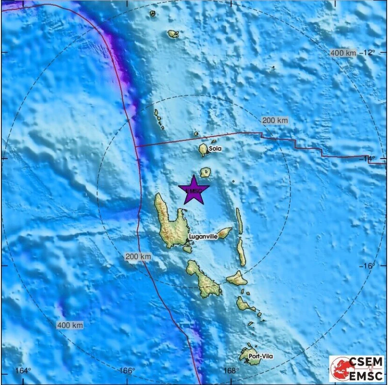 Земетресение от 6,3 по Рихтер разтърси Вануату