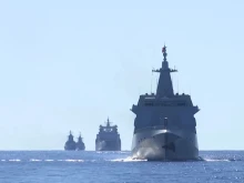 Девет руски кораба дежурят в Черно и Азовско море, три от тях са носители на "Калибър"