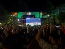 Тбилиси не спа цяла нощ, хората празнуваха по улиците успеха на Грузия