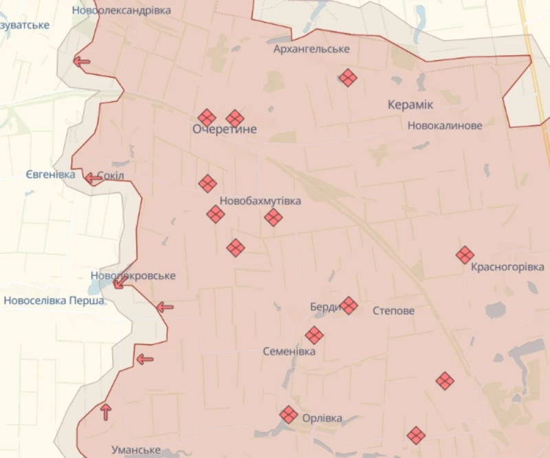 DeepState: Руснаците настъпват на две населени места в Донецка област