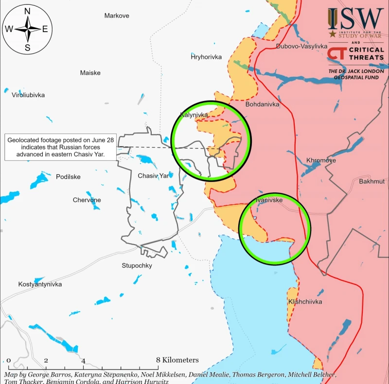 ISW: ВСУ си възвръщат загубените позиции край Кременная, руснаците напредват в Часов Яр