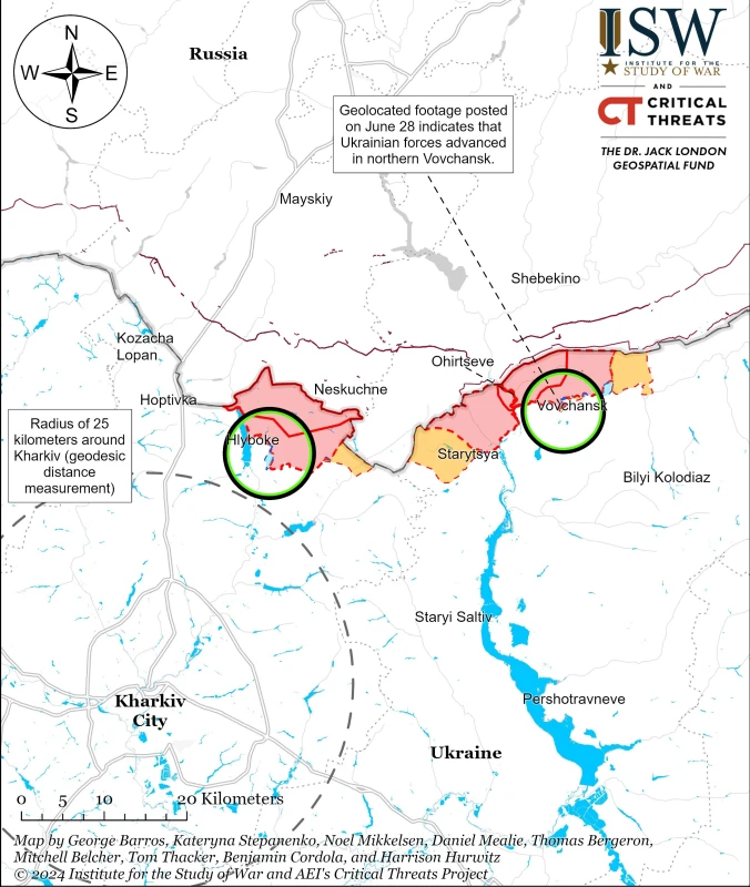 ISW: Боевете в Сумска област все още не показват дали ще има нова руска офанзива в района