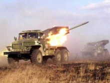 Руски артилеристи са унищожили с удар от БМ-21 "Град" жива сила и техника на ВСУ в района на Часов Яр