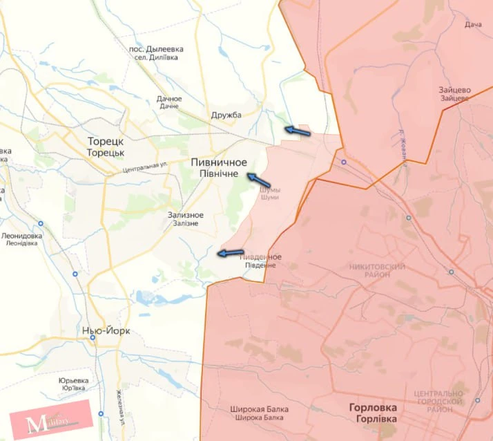 Руските войски са пробили отбраната на ВСУ в Северное с повторение на техника, използвана при Авдеевка