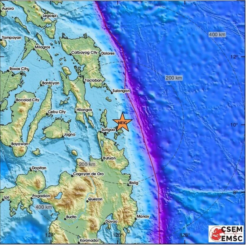Земетресение от 5,0 по Рихтер разлюля Филипините