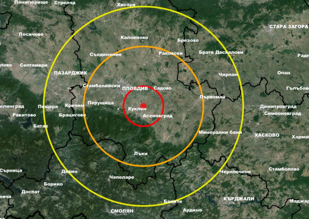 TD Две земетресения са регистрирани днес край Пловдив Това сочи