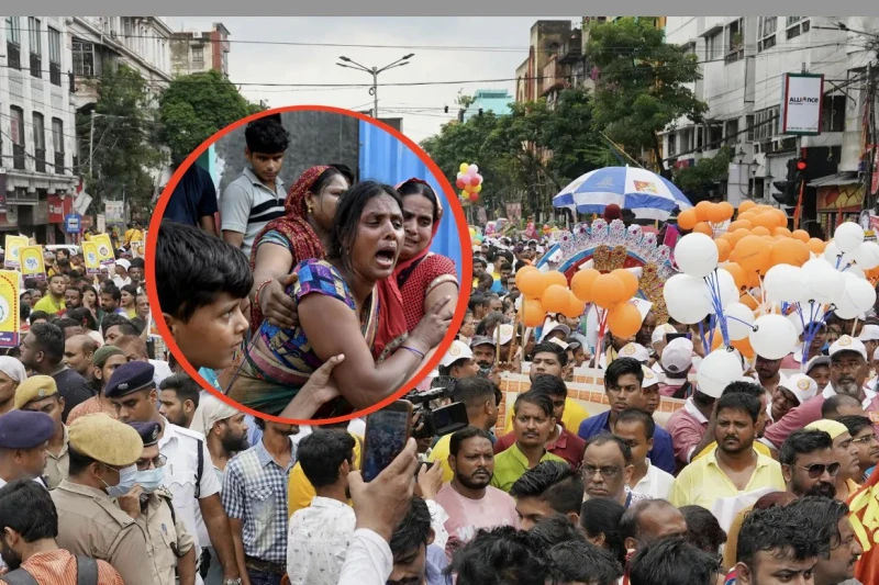 Повече от 120 души бяха стъпкани при блъсканица на религиозна процесия в Индия