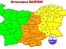 Оранжев код за валежи и гръмотевични бури в област Стара Загора