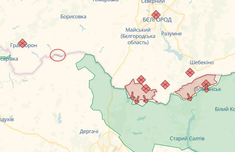 Руснаците "почти изцяло" са превзели Сотницки Казачок в Харковска област