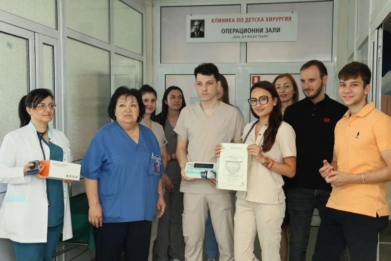 Студенти дариха портативен ехограф