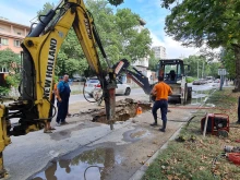 Спешен ремонт на възлов булевард в Пловдив