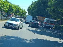 Инцидент с бременна шофьорка и камион в Пловдив: Въртях се, не знам как ...