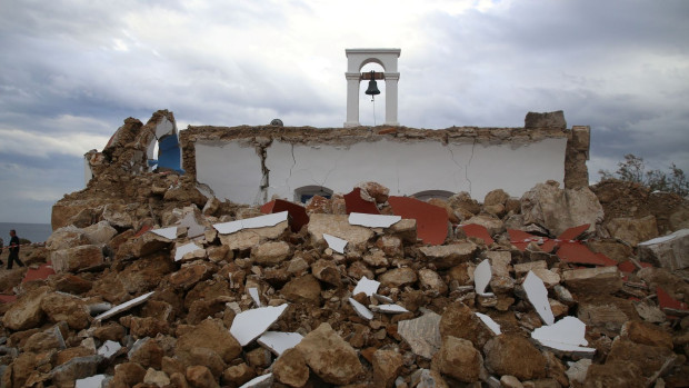 Три последователни земетресения са регистрирани на остров Крит като най