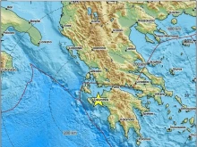 Земетресение с магнитуд 4,9 по Рихтер разтърси Южна Гърция