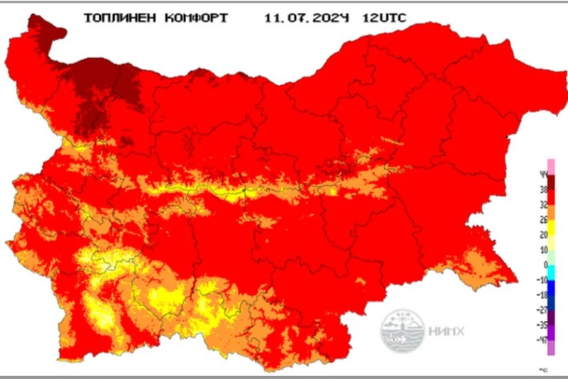 Адската жега продължава и утре, вижте кодовете!