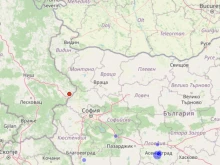 Земетресение бе регистрирано на границата на България