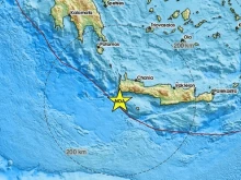 Плитко земетресение с магнитуд 4.2 край бреговете на остров Крит