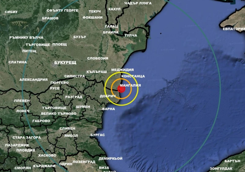 Земетресение на границата между България и Румъния! 