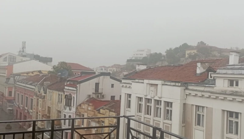 Много силна буря в Пловдив