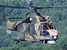 Военен хеликоптер "Кугар" се включи в гасенето на огъня в Елин Пелин 