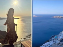Андрей заведе бременната Емануела в Санторини