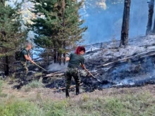 23 военнослужещи участват в гасенето на пожара на българо-гръцката граница