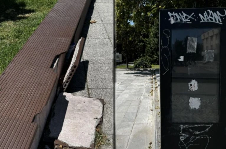 Тъжна гледка и разруха на Главната